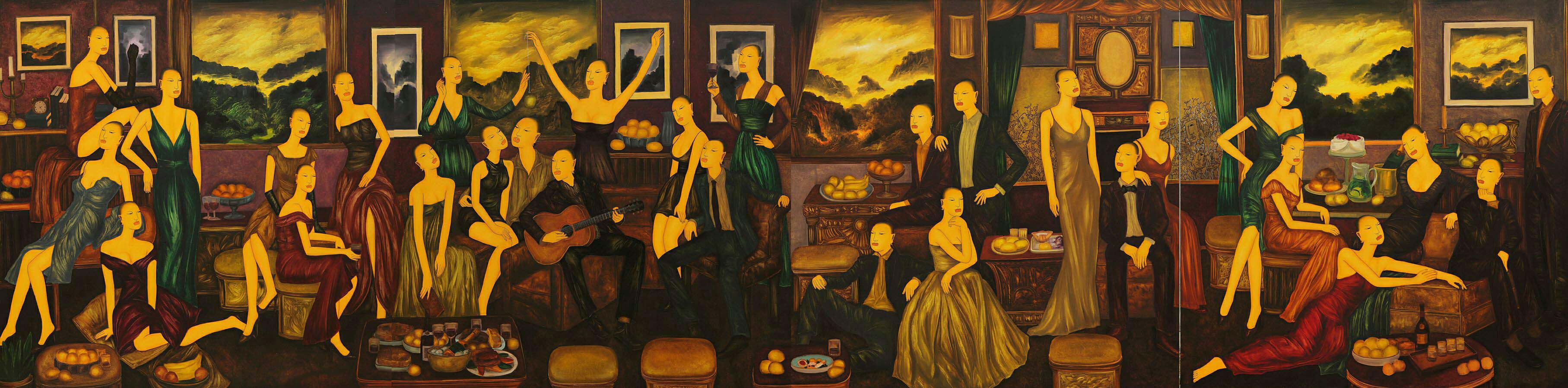 流金歲月,200X800CM,2013